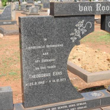 ROOYEN Theodorus Erns, van 1940-1975