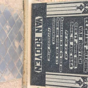 ROOYEN Elemans Joachim, van 1891-1944