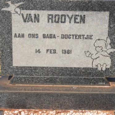 ROOYEN Baby, van -1981