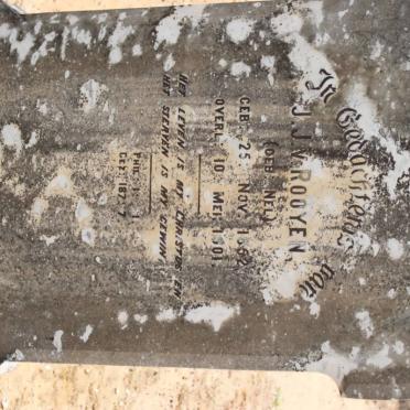 ROOYEN J.J., v. nee NEL 1852-1901