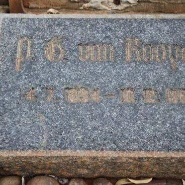 ROOYEN Willem Frederik, van 1868-1938 &amp; Cecilia Johanna FERREIRA 1871-1955