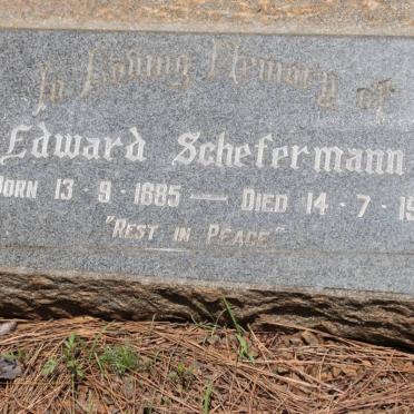 SCHEFERMANN Edward 1885-1973