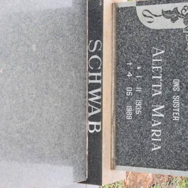 SCHWAB Aletta Maria 1935-1989