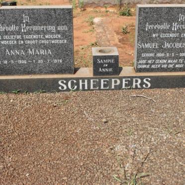 SCHEEPERS Samuel Jacobus 1908-1994 &amp; Anna Maria 1906-1976