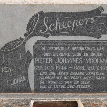 SCHEEPERS Pieter Johannes Moolman 1944-1965