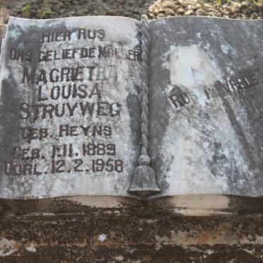 STRUYWEG Magrietha Louisa nee HEYNS 1889-1958