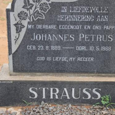 STRAUSS Johannes Petrus 1889-1968