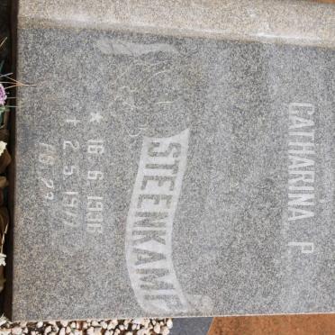 STEENKAMP Catharina P. 1936-1977