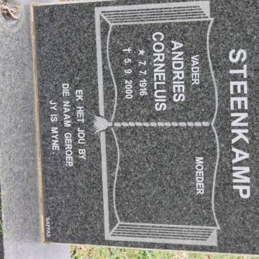 STEENKAMP Andries Corneluis 1916-2000