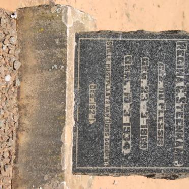 STEENKAMP Regina C. nee DU PLESSIS 1909-1934