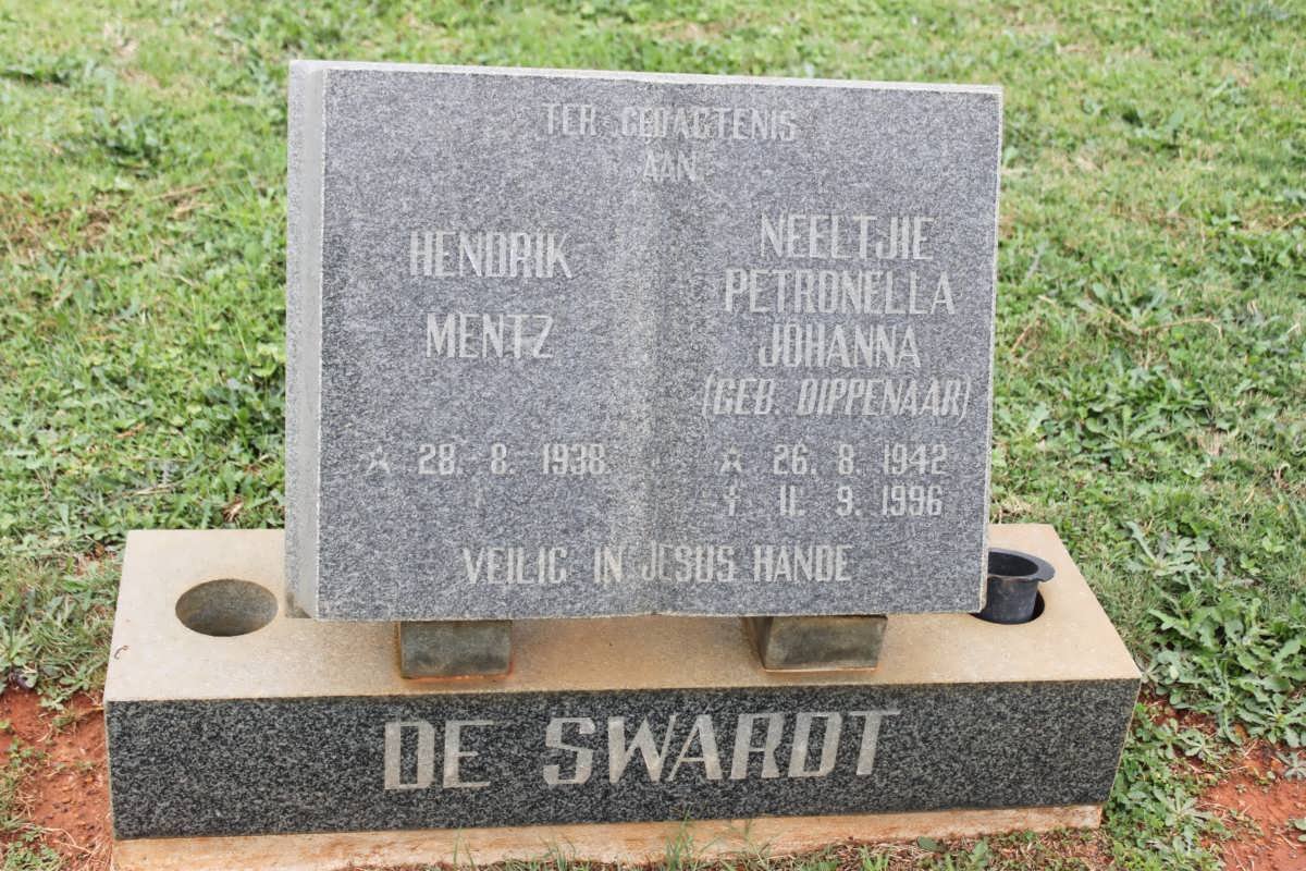 SWARDT Hendrik Mentz, de 1938- &amp; Neeltjie Petronella Johanna DIPPENAAR 1942-1996