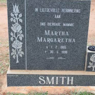 SMITH Martha Margaretha 1905-1990