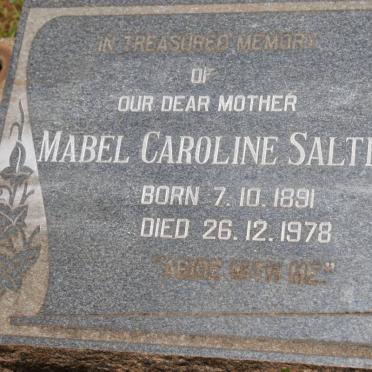 SALTER Mabel Caroline 1891-1978