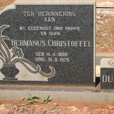 TOIT Hermanus Christoffel, du 1899-1975