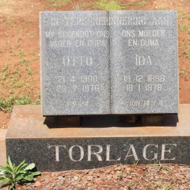 TORLAGE Otto 1900-1976 &amp; Ida 1898-1978