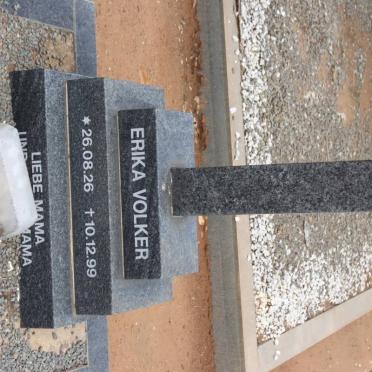 VOLKER Erica 1926-1999