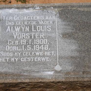 VORSTER Alwyn Louis 1900-1948