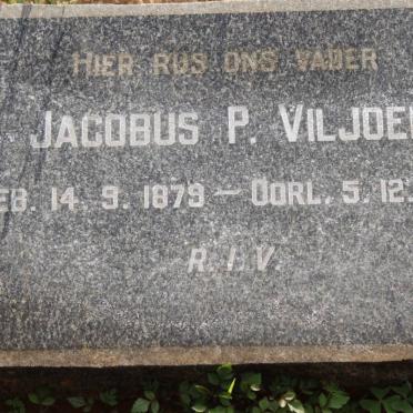 VILJOEN Jacobus P. 1897-1957