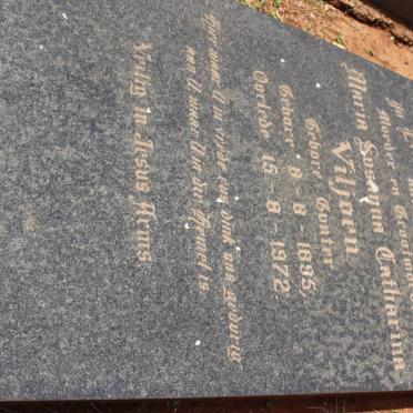 VILJOEN Maria Susanna Catharina nee GUNTER 1895-1972