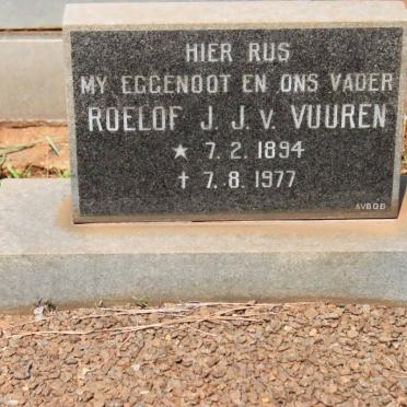 VUUREN Roelof J., J.v. 1894-1977