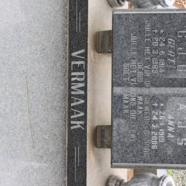 VERMAAK C.J.G. 1914-1989 &amp; A.J.S. 1919-2006