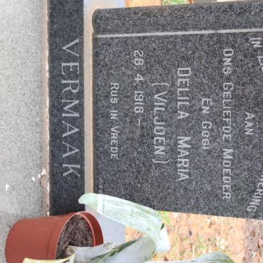 VERMAAK Delila Maria nee VILJOEN 1918-