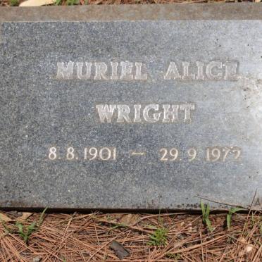 WRIGHT Muriel Alice 1901-1972