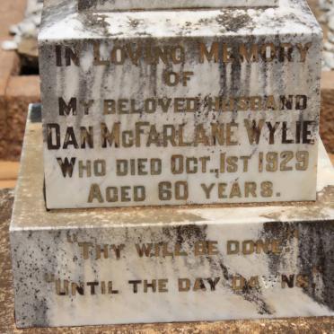 WYLIE Dan McFarlane -1929