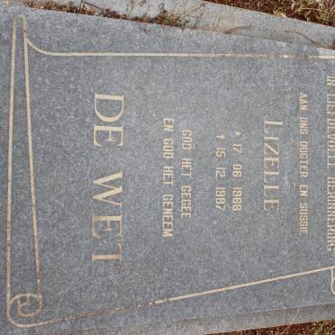 WET Lizelle, de 1968-1987