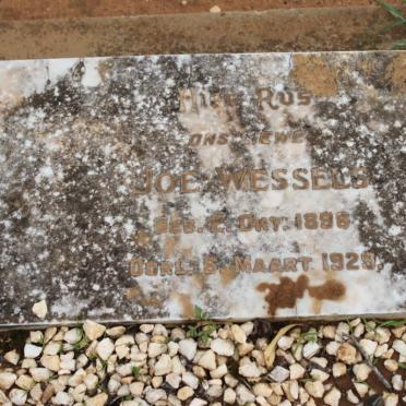 WESSELS Joe 1896-1929