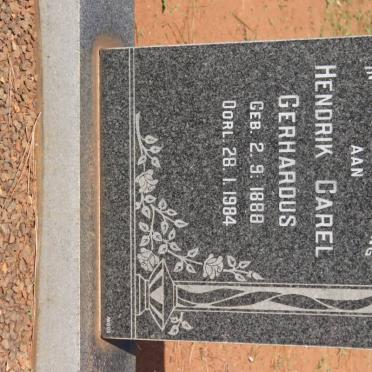 WALKER Hendrik Carel Gerhardus 1888-1984