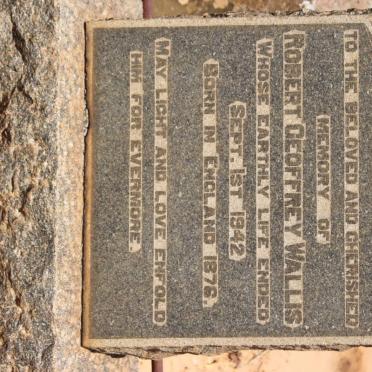 WALLIS Robert Geoffrey 1876-1942