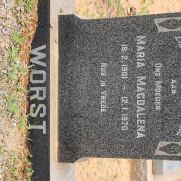 WORST Maria Magdalena 1901-1970