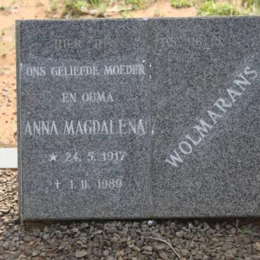 WOLMARANS Anna Magdalena 1917-1989