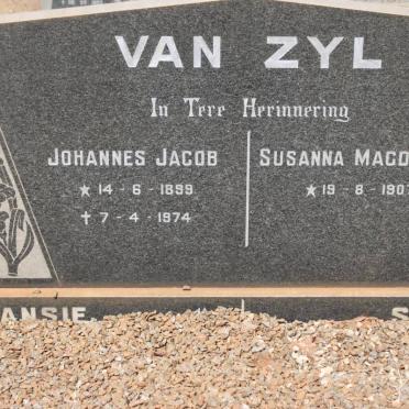 ZYL Johannes Jacob, van 1899-1974 &amp; Susanna Magdalena 1907-