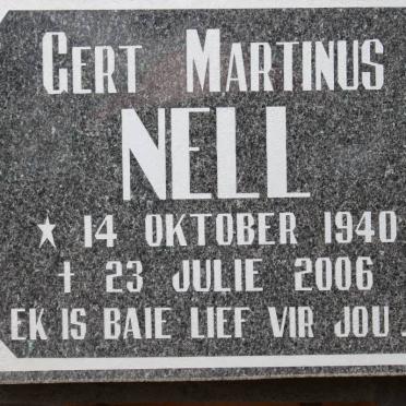 NELL Gert Martinus 1940-2006