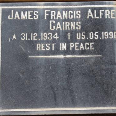 CAIRNS James Francis Alfred 1934-1996