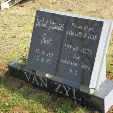 ZYL Jacobus Johannes, van 1959-2012