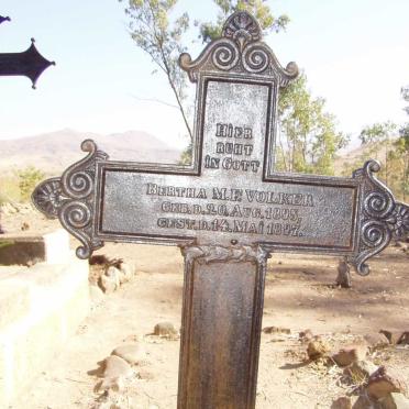 VOLKER Bertha M.F. 1895-1897