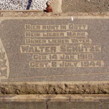 SCHUTZE Walter 1915-1944