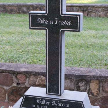 BEHRENS Walter 1932-1995