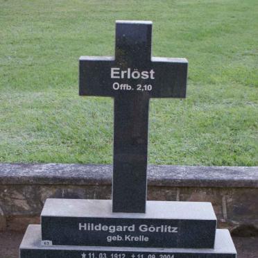 GORLITZ Hildegard nee KRELLE 1912-2004