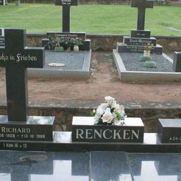 RENCKEN Richard 1908-1988 &amp; Ilse VON FENTEL 1908-1997