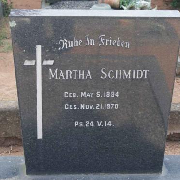 SCHMIDT Martha 1894-1970