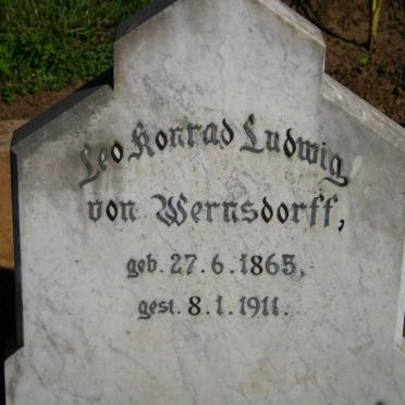 WERNSDORFF Leo Konrad Ludwig, von 1865-1911