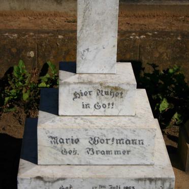 WORTMANN Marie nee BRAMMER 1863-1943