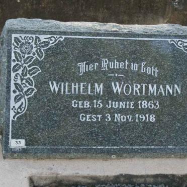 WORTMANN Wilhelm 1863-1918