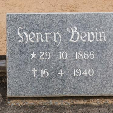 BEVIN Henry 1866-1940