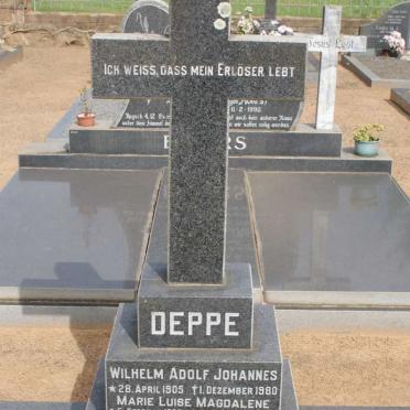 DEPPE Wilhelm Adolf Johannes 1905-1980 &amp; Marie Luise Magdalene 1909-1996
