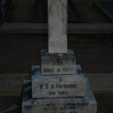 FORTMANN R.D.C. nee THÖLE 1855-1928